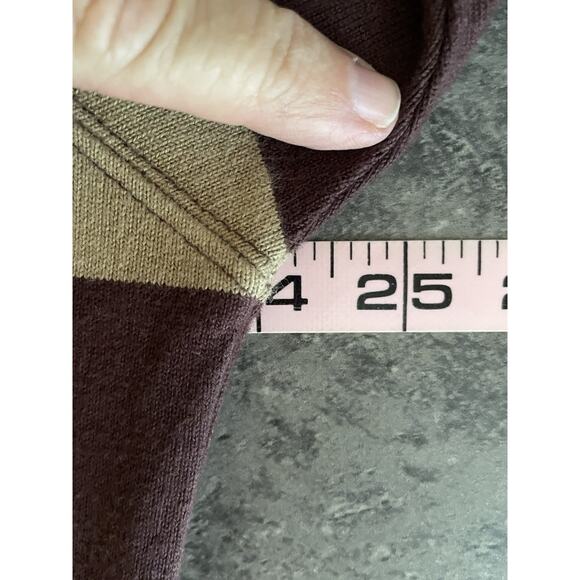 Rugby Polo Shirt Mens XL Varsity Long Sleeve Heavy Preppy Academia Izod Y2k - Picture 8 of 11